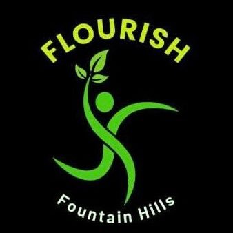 Guiding Principles encompass supporting town infrastructure; natural desert; schools; new, existing businesses; acceptance, kindness. FB: @FlourishFountainHills