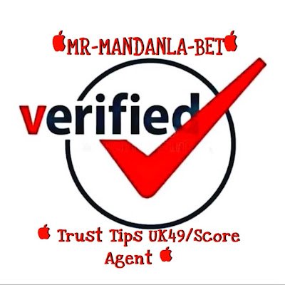 Is a trusted seller for manipulated matches Winning & UK49’s lotto game is a choice of heart and conviction of purpose meet me we win @Mandanalabet_tips
