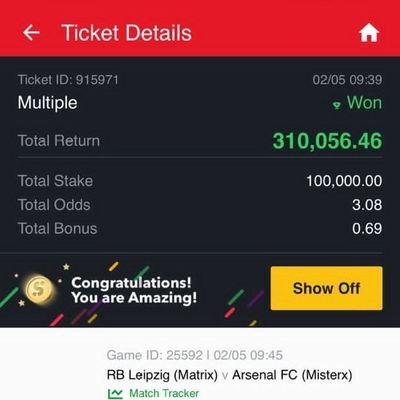 payment after win is available for the first time if you are interested In my bm +2349027915467