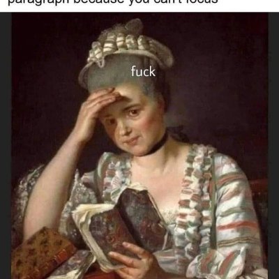Literature1400's profile picture. If you wish to know me see how I treat ppl in comment's sec.
In the entire world she only found LITERATURE worth studying!
