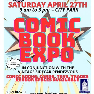 Official Twitter 𝕏 page of the Central Coast Comic Convention & The Paso Robles Comic Book Expo #CCCC #PRCBE