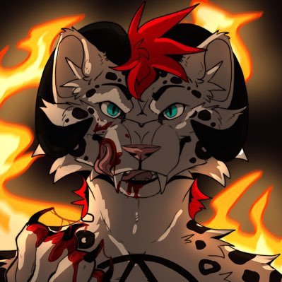 27 | Gay 🏳️‍🌈| Furry | Gaymer 🎮| Gym Boi | Demon Snep | @BlitzerFolf is my Hubby | MINORS WILL BE BLOCKED | 18+ Only | Fursuit by @TheGooseChase