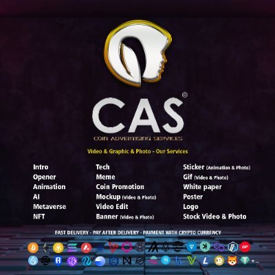 coinadscas's profile picture. Contact us for video and banner ads