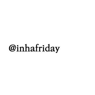 inhafriday Profile Picture