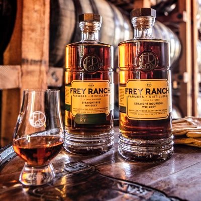 A new generation of Farmers + Distillers raising a whiskey of the land. 100% sustainably grown, harvested, distilled, matured + bottled at #FreyRanch! 21+
