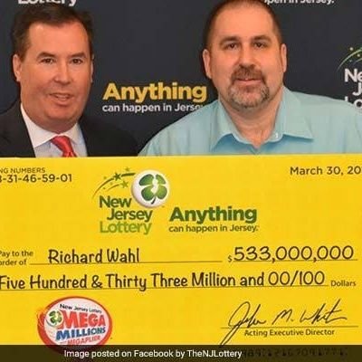 Richard Wahl, a 47-year-old  production manager at AAK Foodservice from Vernon, is the sole winner of the mammoth $533 million Mega Millions jackpot.