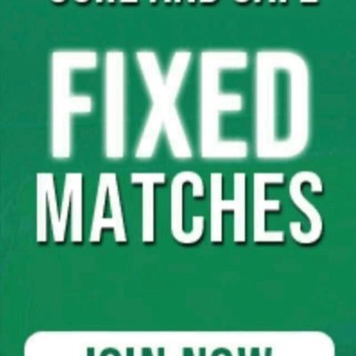 100% fixed and guaranteed match available here for all interested should join my telegram channel now for more info 👇👇