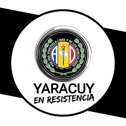 Cuenta de la Secretaria de Organización Seccional @ADYaracuy1 en Resistencia.
@Jdavid25ad Sec. de Organización.
¡Por una Venezuela libre y de los venezolanos!