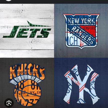 Kentucky Yankees jets rangers Knicks fan