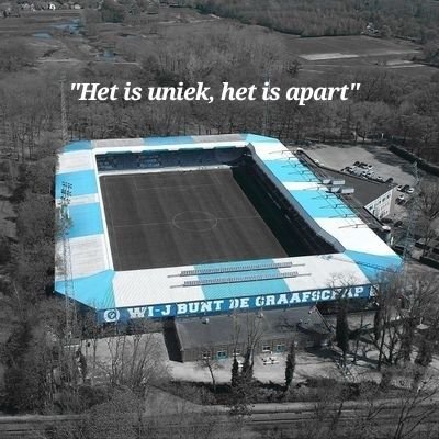 Thuishaven van De Graafschap, gelegen aan de Lijsterbeslaan in Doetinchem.