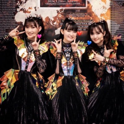 Hourly posts of #BABYMETAL 🦊🦊🦊 She/Her • Pauses between 19:00-22:00PST.