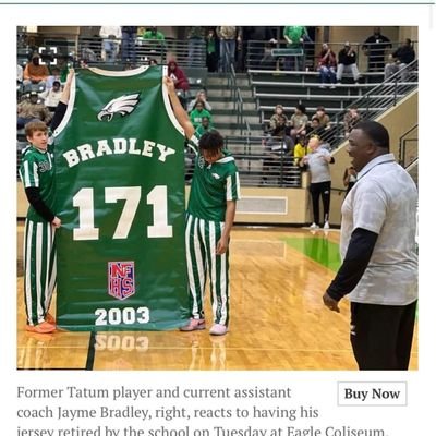 Blessed!
Assistant Football (WR) Basketball, and Track Coach of the Tatum Eagles

@JaymeBradley03