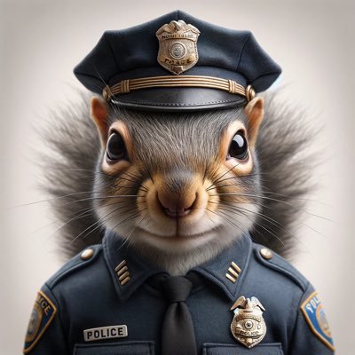 Officer Nutty: Squirrel Squad’s finest! Dedicated to upholding the nuts and bolts of law, with a keen eye for acorn abductions and picnic disturbances.