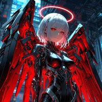白夜【hakuya】✯機械天使🪽AIart(@machine_angel2) 's Twitter Profile Photo