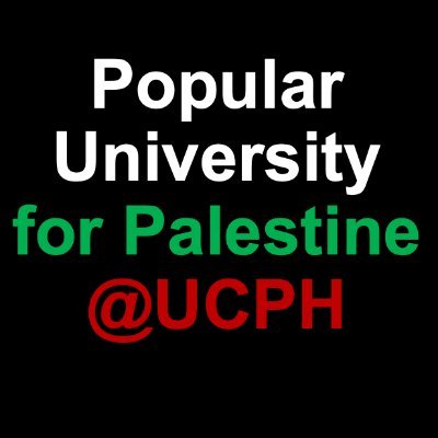 We're camping at Rafah Garden demanding the University of Copenhagen end its complicit silence and divest from the occupation and genocide in Palestine