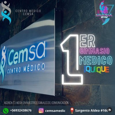 Centro Especialidades Medicas
➡️Sargento Aldea Nº1666 #Iquique ☎️+57 2414691 📱+56 9 32438676 📧 informaciones@cemsamedic.cl