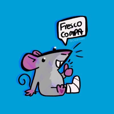 I just know what rats like. Amiga de Duendes. Ceceteña. Rescato, rehabilito y dibujo para vivir. Hago ropita.