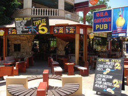 Ayia napa's premier party bar. Fresh fruit cocktails, live dj, all sports events shown live, biggest atmos in town.