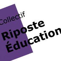 Collectif Riposte Éducation(@CollRiposteEduc) 's Twitter Profile Photo