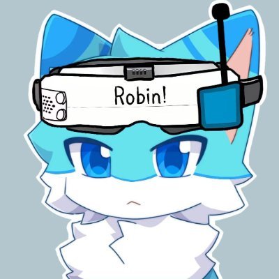 Robin肉饼:
SDR顺德无人机赞助飞手
Furry控(自设蓝狐狸）
3d打印爱好者
CS又菜又爱玩