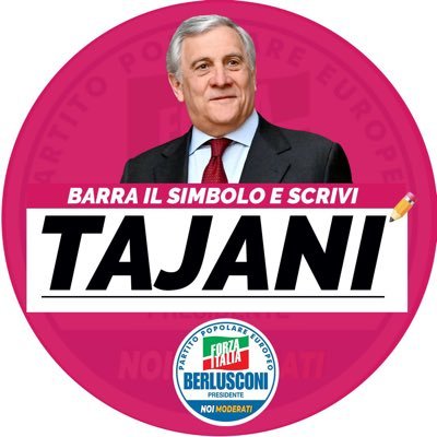 Alle elezioni europee dell’8 e 9 giugno metti una croce su Forza Italia e scrivi TAJANI