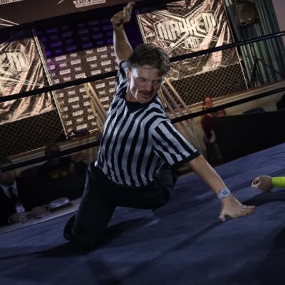 Simple well-mannered referee,a figure of authority who demands respect & order when I officiate.I try stay Calm & collected but wrestlers push me to my limits…