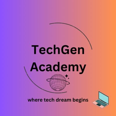 TechGen123's profile picture. TechGen Academy, we learn, unlearn and relearn. Where your tech dream begins…
