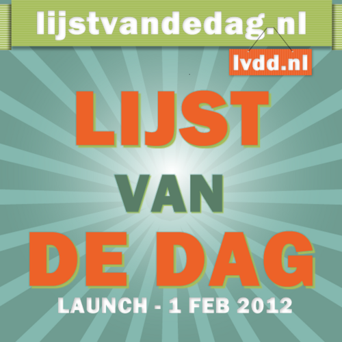 Elke dag een interessante lijst op LijstvandeDag.nl !
