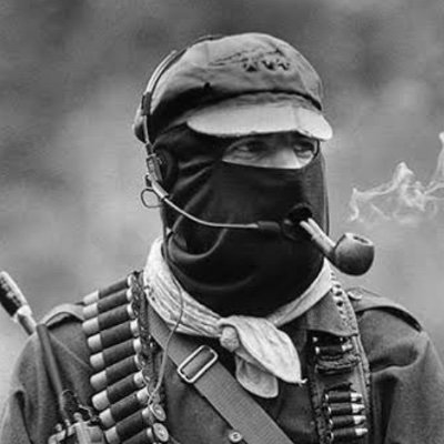 Former professor. Now a revolutionary. EZLN.