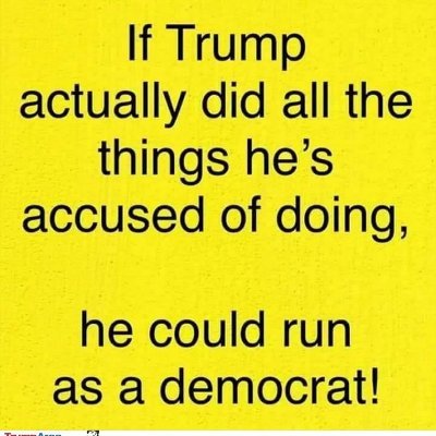 Saved by the mercy and grace of God by faith in Jesus Christ.
Voting for Trump, because he and I have the same enemies.
#MAGA
Please, no DMs.