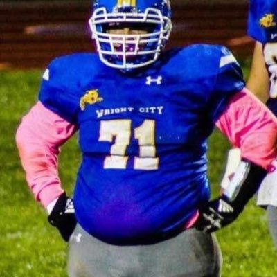 wright city wildcats football || 5’10 || 285 ||guard/center || sophomore ||