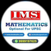 IMS (INSTITUTE OF MATHEMATICAL SCIENCES)(@ims4maths) 's Twitter Profile Photo