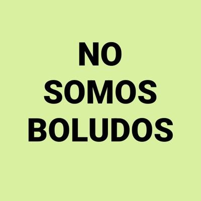 Movimiento ácido y crítico. Follow me! #NoSomosBoludos