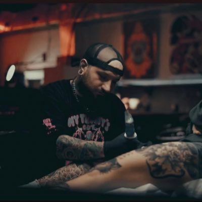Tattoo Artist at Peony Tattoo Instagram: @churrotattoos. Otaku, Blackwork Horror Artist