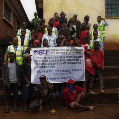 Association sans but lucratif dénommée Observatoire de la Situation des Enfants et des Femmes OSEF Asbl créée en date du 15/08/2018 à Bukavu