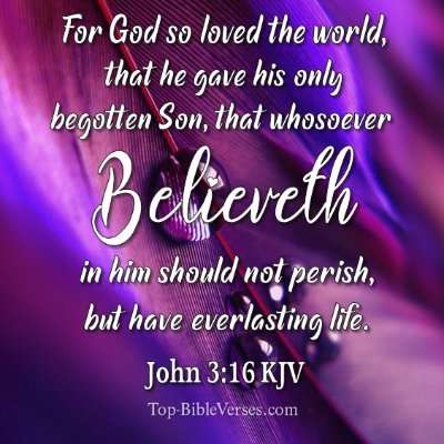 JesusInd's profile picture. For GOD so loved the world that He gave His only begotten Son, that whoever believes in Him shall not perish, but have eternal life