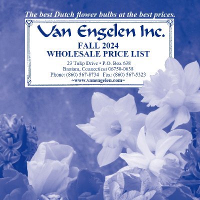 Van Engelen offers over 750 varieties of the best tulips, narcissi, lilies, amaryllis and rare and unusual Dutch bulbs at exceptionally low prices.