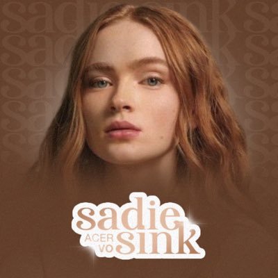 acervosadiesink's profile picture. acervo da nossa atriz, modelo, cantora e ruiva favorita sadie sink