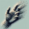nograsper's profile picture. there is nothing here to hold onto, nor any hand to grasp with, as the hand is none other than the held. seeing both are empty, who grasps?
