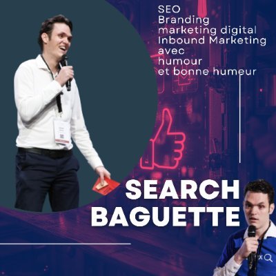 🎙️ Découvrez les secrets du #SEO, #Branding et #MarketingDigital avec #SearchBaguette | Des tips, des discussions, et beaucoup d'humour | Écoutez 👇