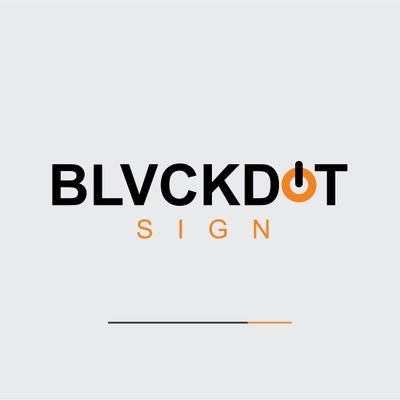 Blvckdot Sign