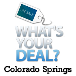 We bring you ALL the massive deals in Colorado Springs each and every day! Visit our site to join our email list for a daily rundown.