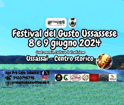 FestGustoUss's profile picture. FESTIVAL DEL GUSTO USSASSESE
Gastronomia, Cultura & Tradizioni
Ussassai - 8 e 9 giugno 2024