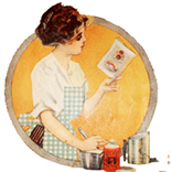 We love antique illustrated books, historic kitchens and vintage cooking booklets & cookbooks!