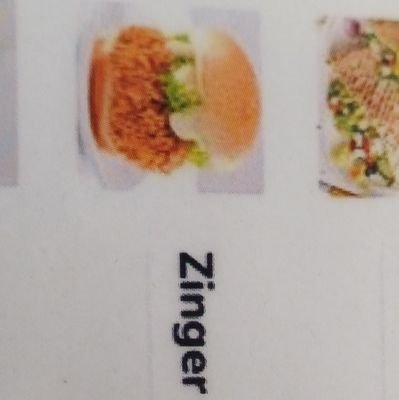 ZINGER BURGER