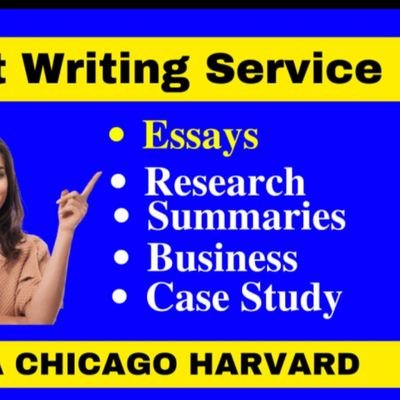 PHD Level Academic Writer
Affordable Rates
Similarity and AI Reports
https://t.co/fwFhKk4lE8