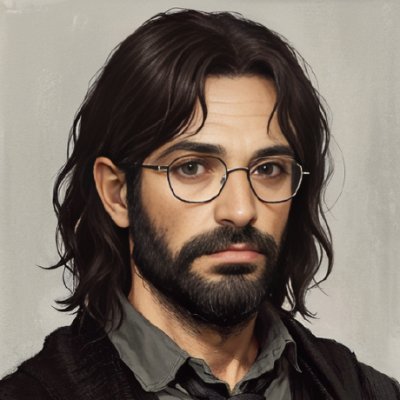 I have more grey in my hair and beard than my pic indicates, it was generated by diffusion. Full Stack Developer since 2006.