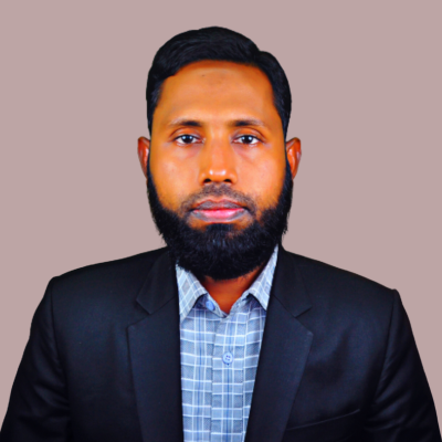 Lecturer, Dept. of Islamic History & Culture, Birsreshtho Captain Mohiuddin Jahangir College, Barishal. BA Honours, MA, MEd, National University, Bangladesh.