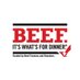 Beef. It's What's For Dinner. (@beef) Twitter profile photo Beef. It's What's For Dinner. (@beef) Twitter profile photo