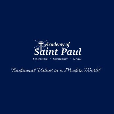 ASPRamsey's profile picture. The Academy of Saint Paul provides academic excellence in an atmosphere of love and Catholic Christian values through Scholarship, Spirituality, and Service.